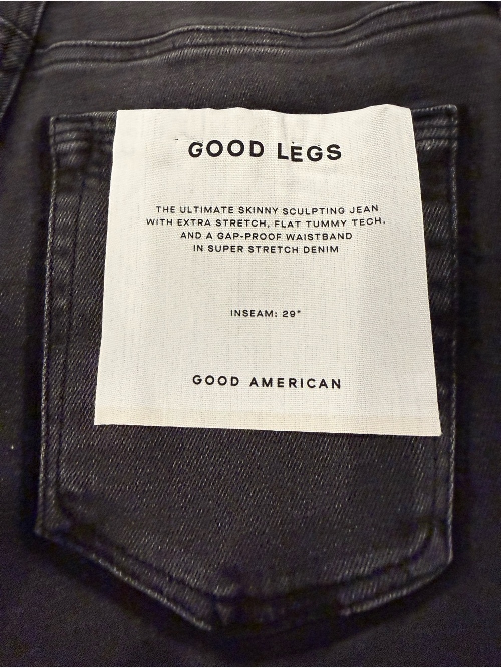 Good American Black Skinny Jeans - Picture 8 of 10